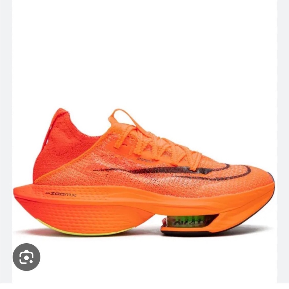 Nike Air Zoom Alphafly Bright Orange Athletic Shoes - Picture 8 of 8